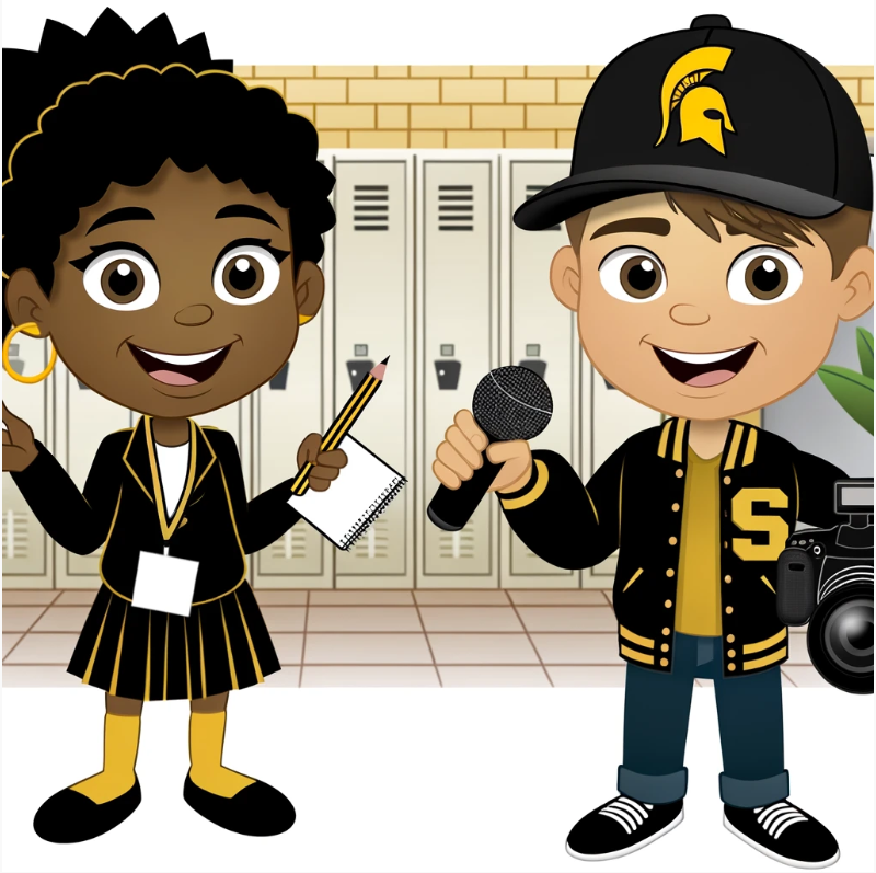 Two Spartan Journalism Students 